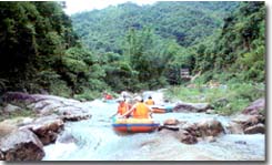 清远高田碧水滩漂流天气